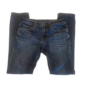 Frank & Oak Men’s The Nolan Slim Fit Jeans Dark Blue 30 X 32 Denim Hip